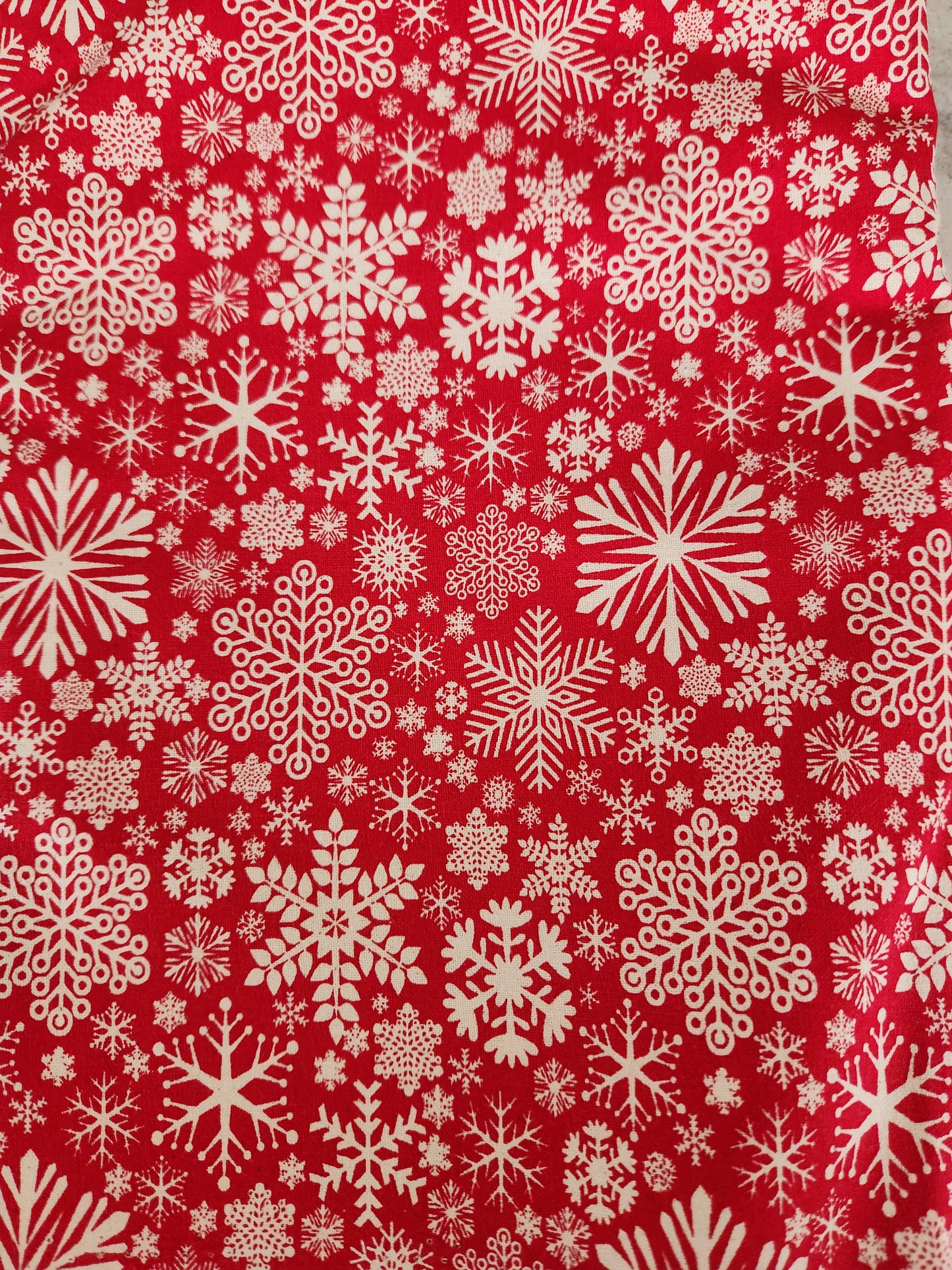 Red Snowflakes Hair Scrunchie