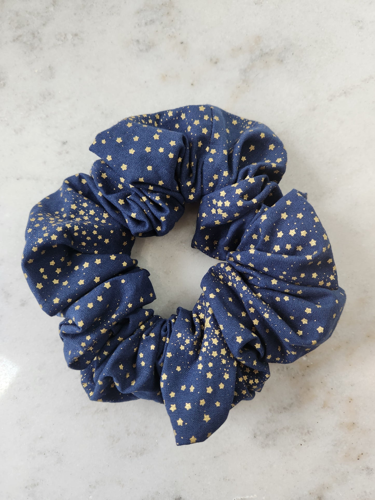 Golden Stars Hair Scrunchie