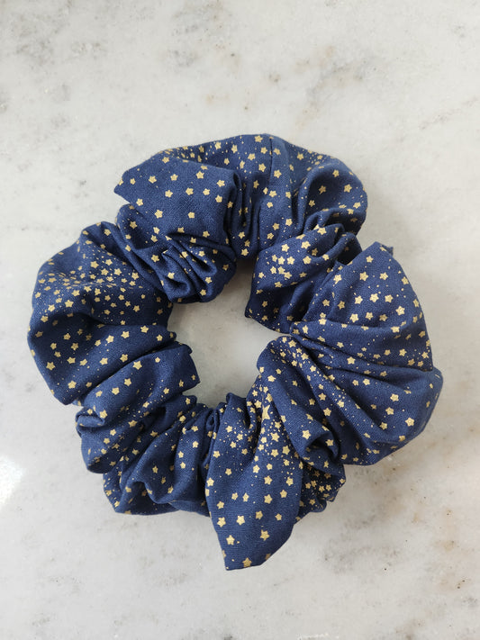 Golden Stars Hair Scrunchie